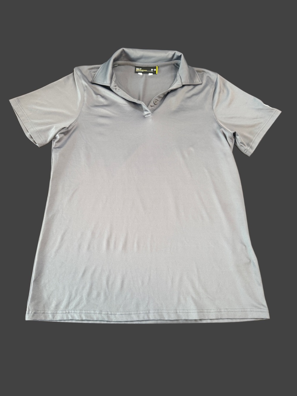 Under Armour Light Gray Short-Sleeve Polo